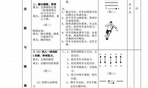 初中足球体育教案模板_初中足球体育教案模板范文